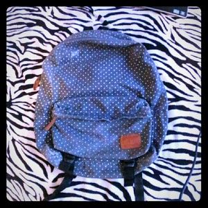 ON HOLD- Vans Blue Polka Dot Bookbag